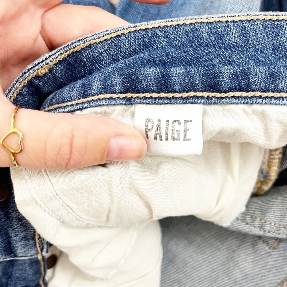 Paige Verdugo Ultra Skinny Carmen Tear and Repair Jeans Size 29 - Picture 9 of 9